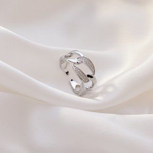 Trendy Zircon Ladies Rings